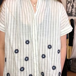 NWOT button up tee shirt